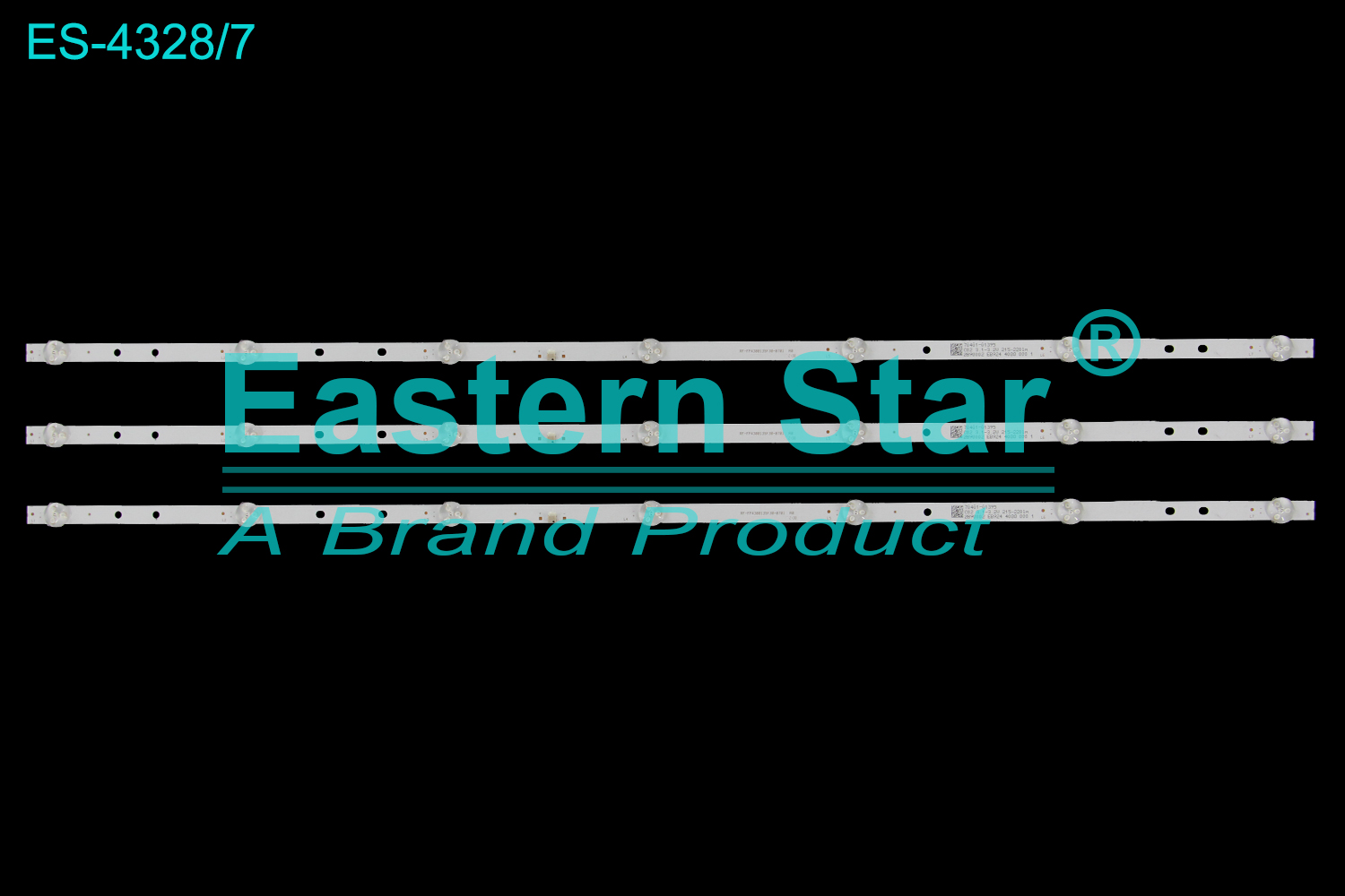 ES-4328 LED TV Backlight use for 43" Xiaomi 43D07 43D7 RF-FP430013SF30-0701 A0 70401-01395 C02 3.1-3 2V 215-220 2B90002 EB924 4113 000 1 TV LED BAR(3/4)