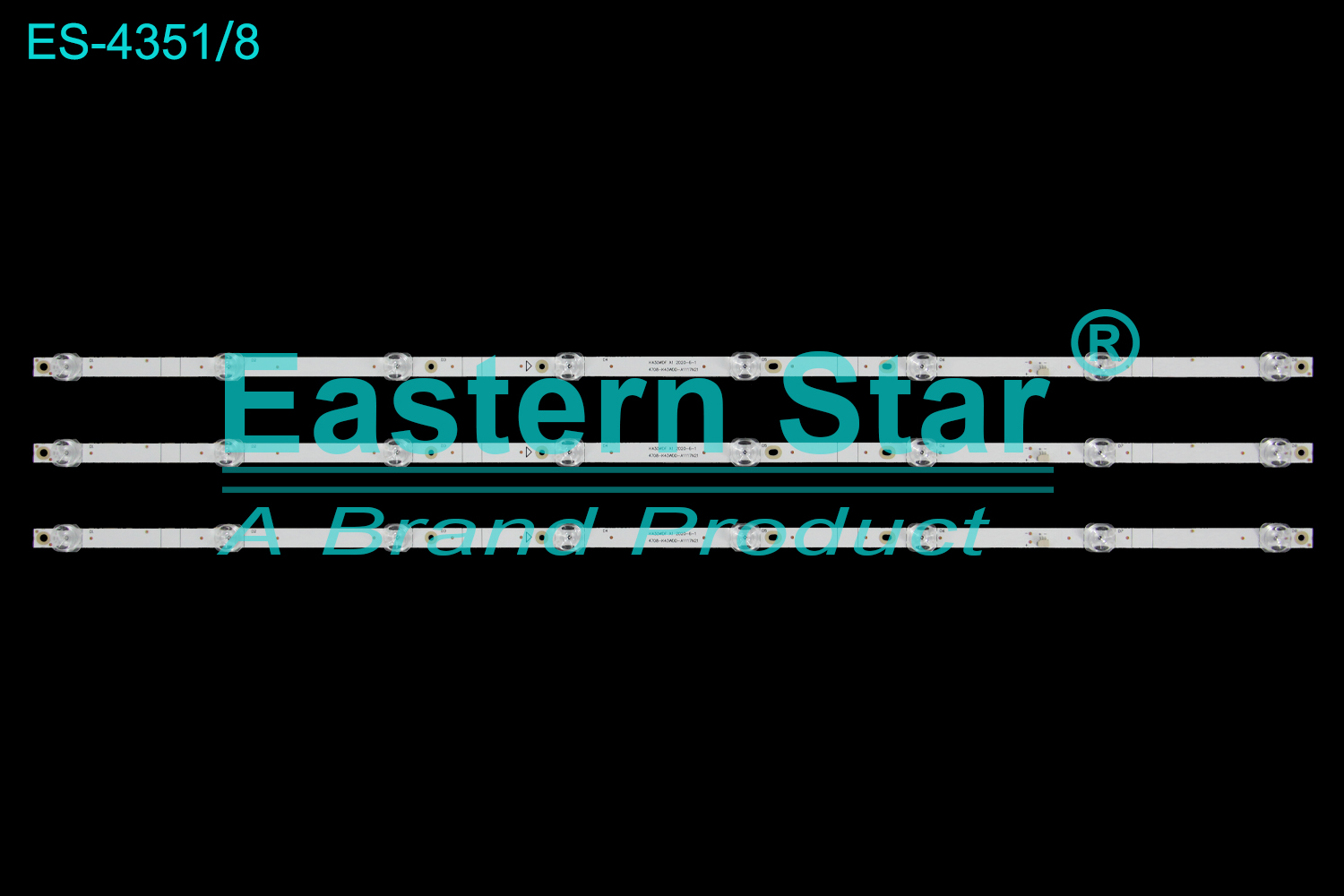 ES-4351 LED TV Backlight use for 43" Rca  RHOR435/RTR4360-E-US K430WDF A1 2020-6-1 4708-K43WDD-A1117N21 G43D08-ZC26AG-01 303KG430 TV LED BAR(3)