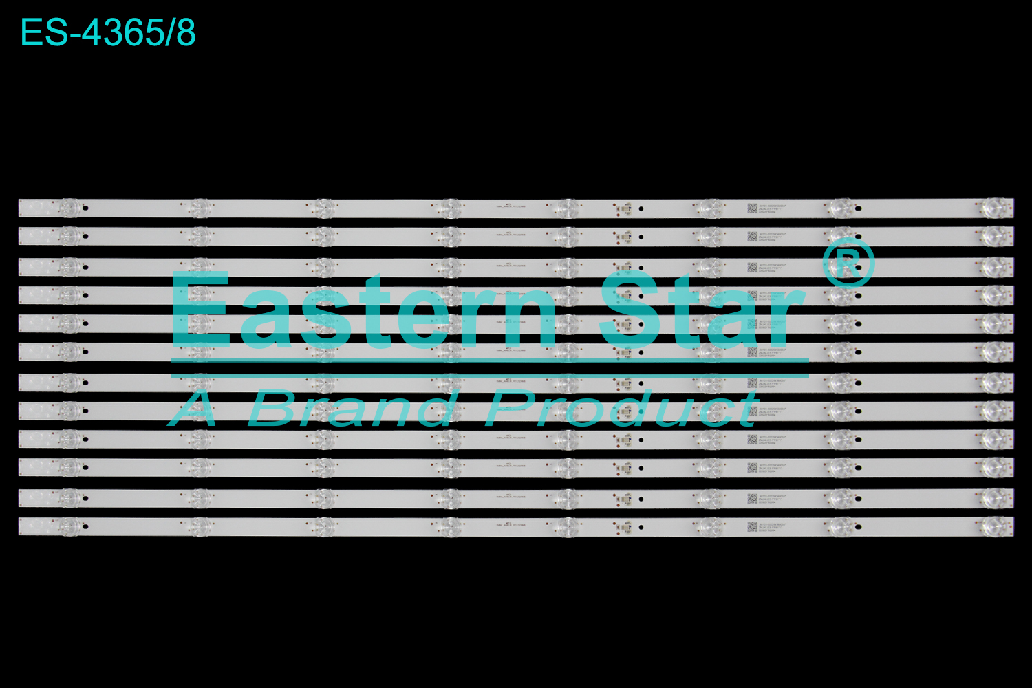 ES-4365 LED TV Backlight use for 75"  Tcl 75LB02_3030F2.1D_V0.5_20210608 B0101-000254*B0034*ZMJN*J23-F91*18220221*62064  TV LED BAR(12)