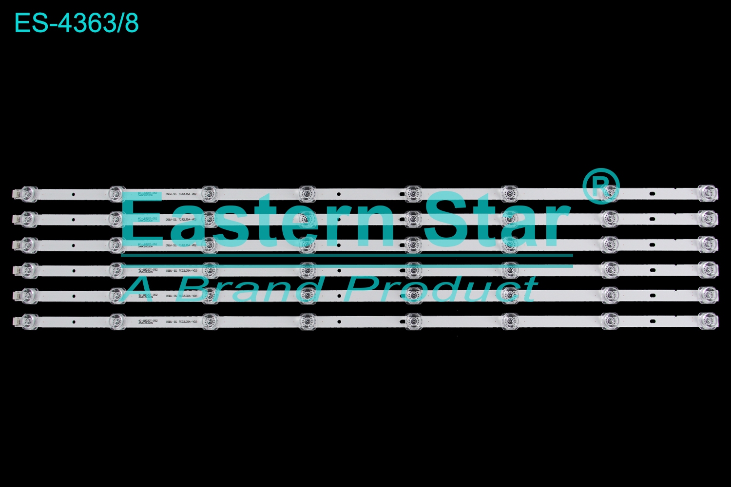 ES-4363 LED TV Backlight use for 32" Melody/Rowa LED32C330  4C-LB320T-DS2 3A8CZ63209 DSBJ-SS. TC32L35A TV LED BAR(6)