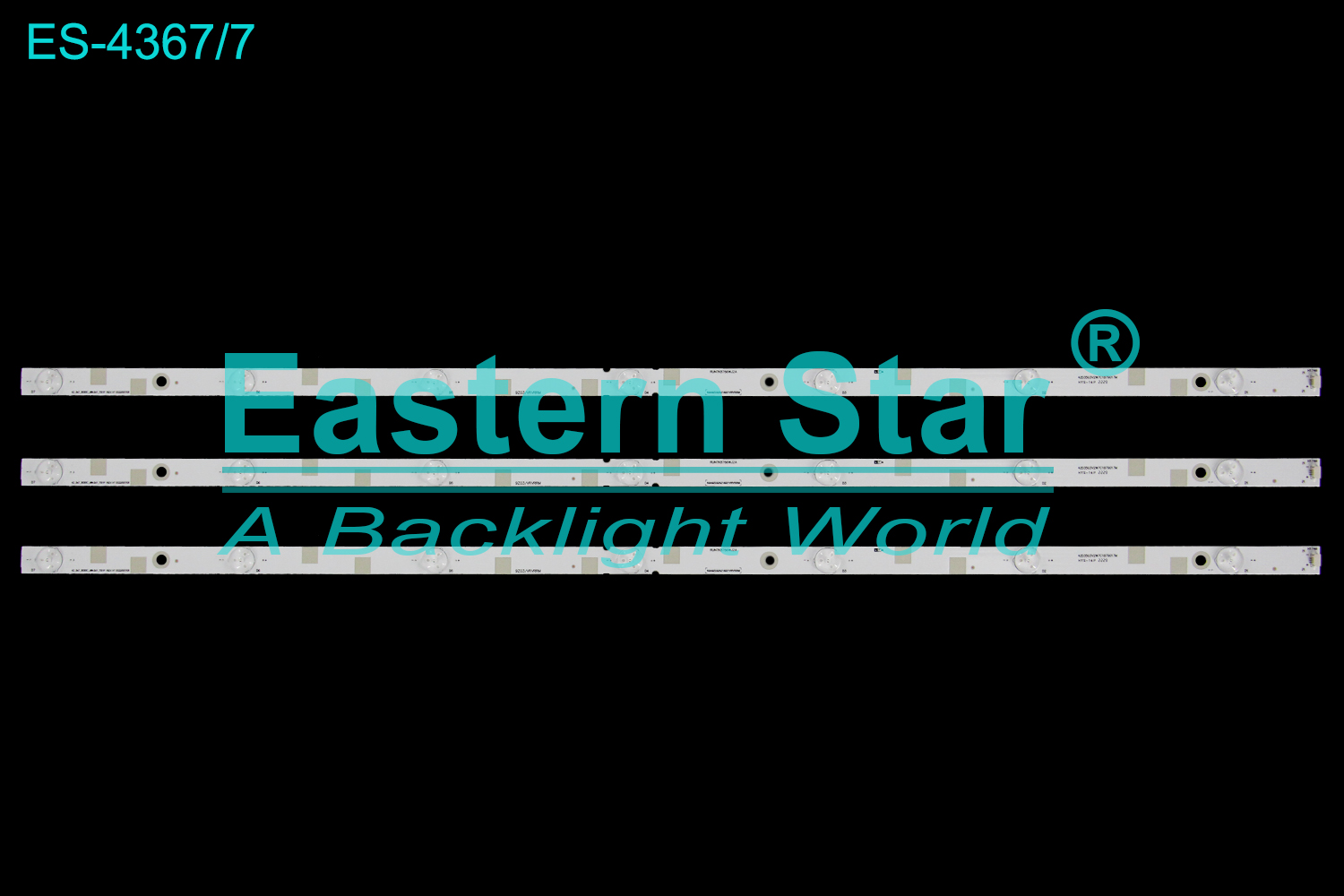 ES-4367 LED TV Backlight use for 42" Sharp 2T-C42BB1I  42_3X7_3030C_D6T-2D1_7S1P REV.V7 2022/007/08 42D3503V2W7C1B79017M RUNTKB766WJ2A KSA9Z032A214931VRVRRM  TV LED BAR(3)