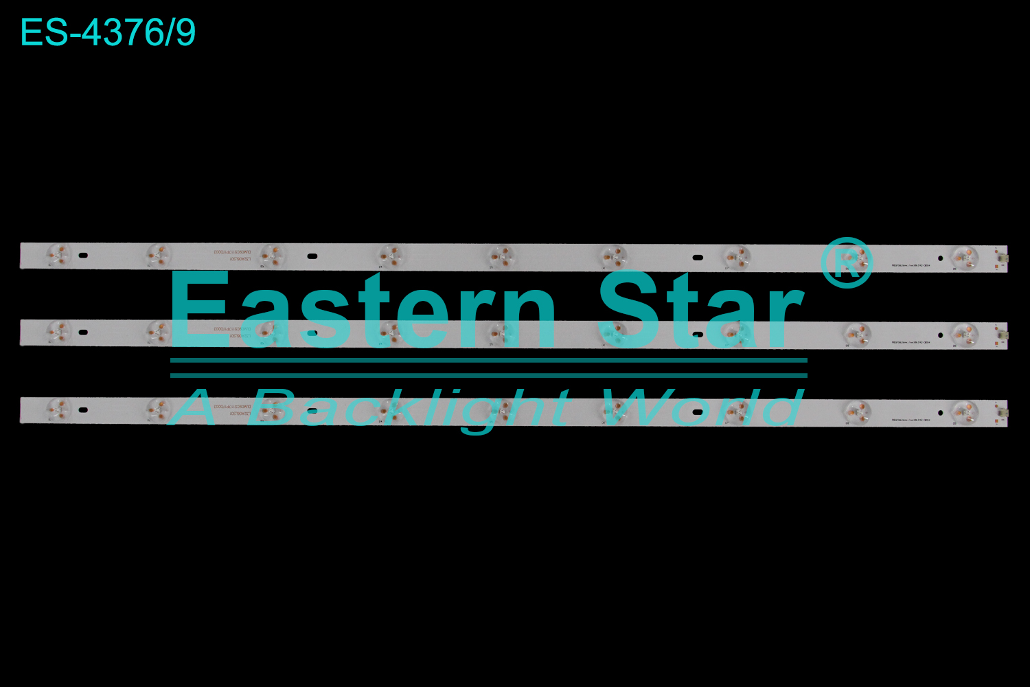 ES-4376 LED TV Backlight use for 32" Vortex  LED-V32C02D L32A06LS01 DLM09C5117P1FD003 LB753DX PB07D626mm17mm3BL042-001H TV LED BAR(3)