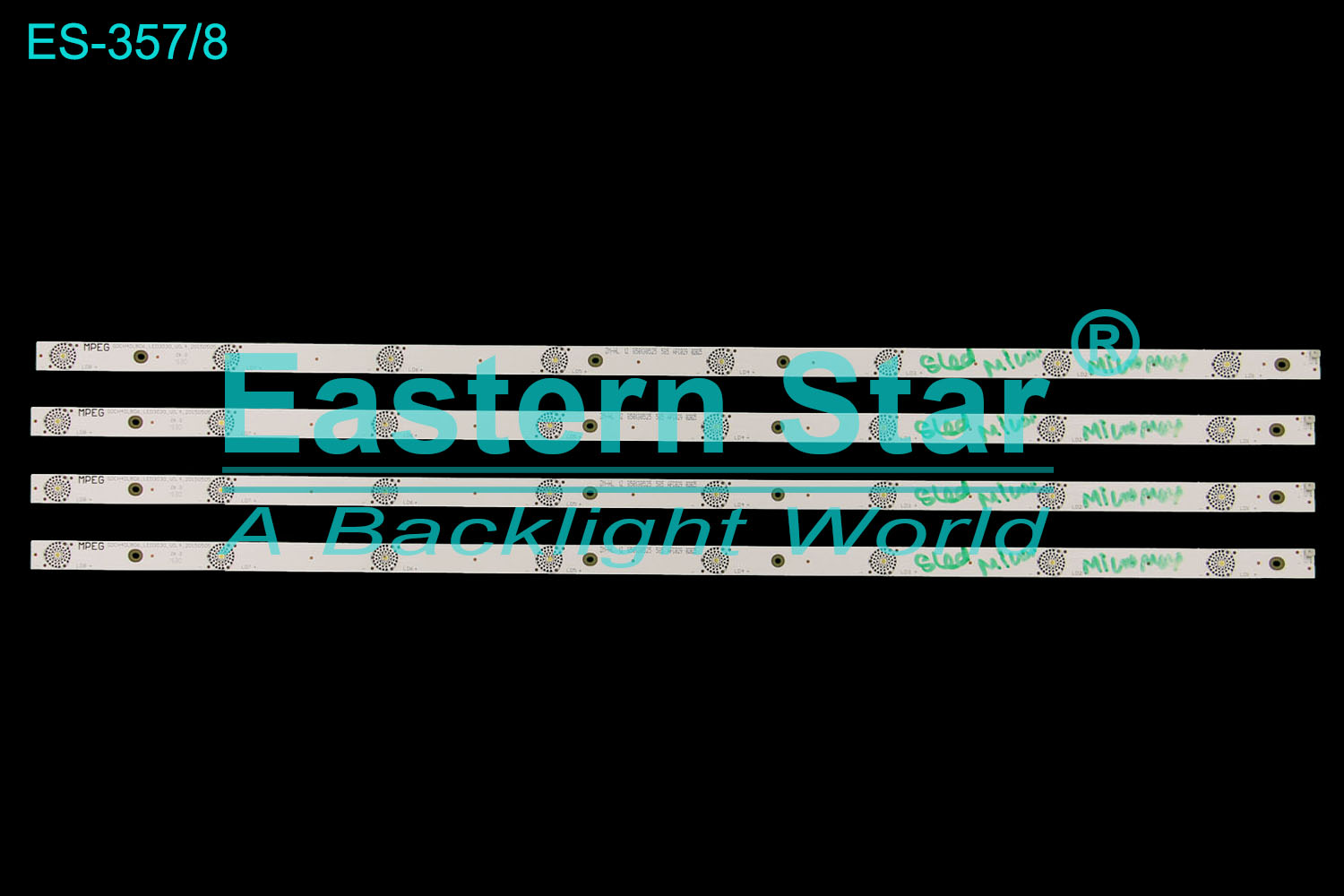 ES-357 LED TV Backlight use for Micromax/Changhong /Fuego 40" GDCH40LB06_LED3030_V0.4_20150505 LED STRIP(4)