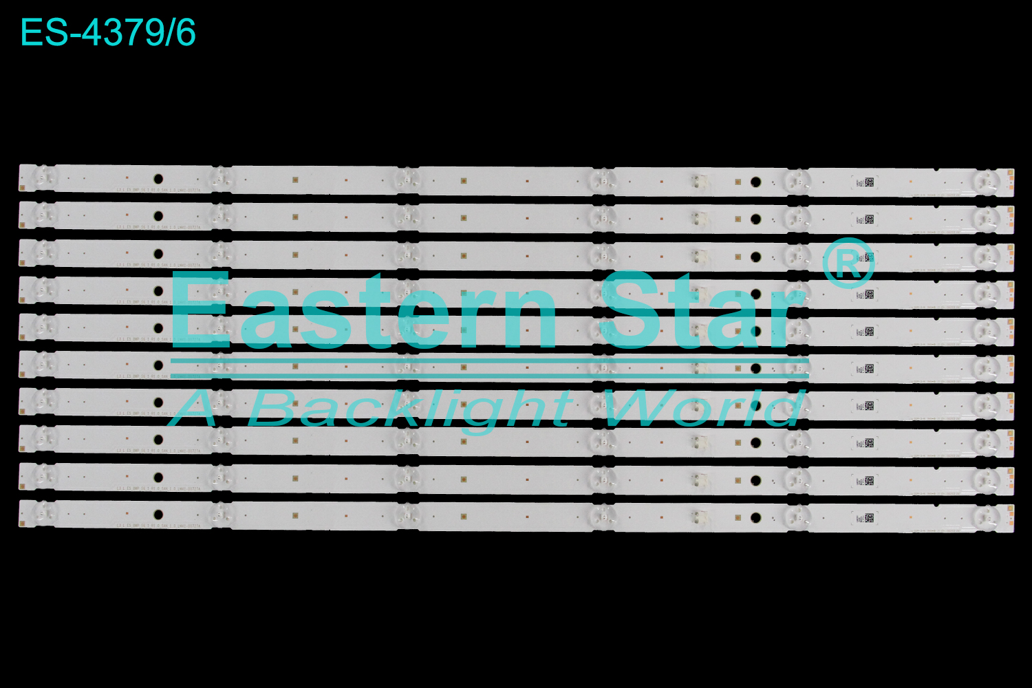 ES-4379 LED TV Backlight use for 55" Sony XBR-55X800G   KD-55X750H  L3_L_E5_BWP_S6_1_R1.0_SAN_1.0_LM41-00727A TV LED BAR(10)