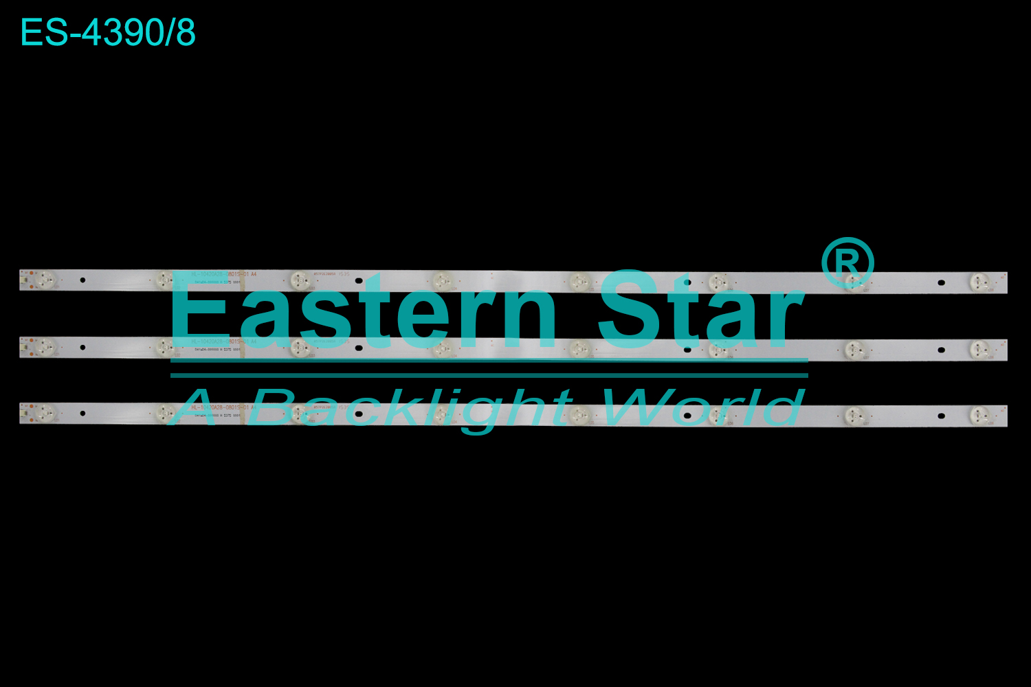 ES-4390 LED TV Backlight use for 42" HL-10420A28-0801S-01 A4 057P2E2005A  TV LED BAR(3)