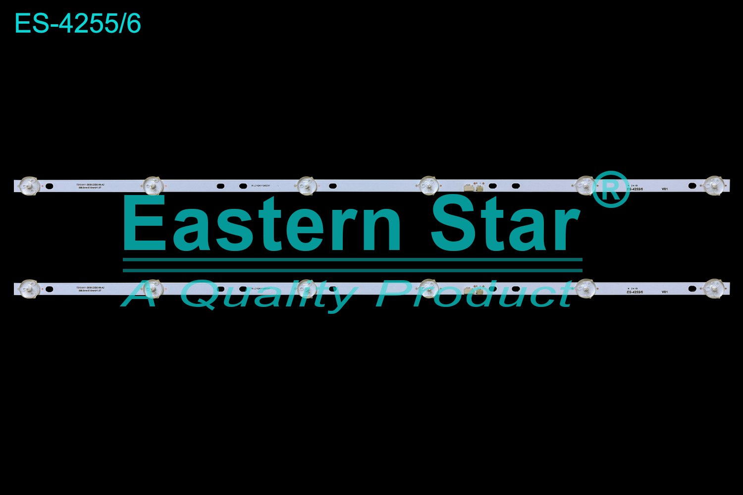 ES-4255 LED TV Backlight use for 32"  T315-AI1-3030-23D2-06-A2 568.6mm*10mm*1.0T N.L315AI1340211  LED STRIP(2)
