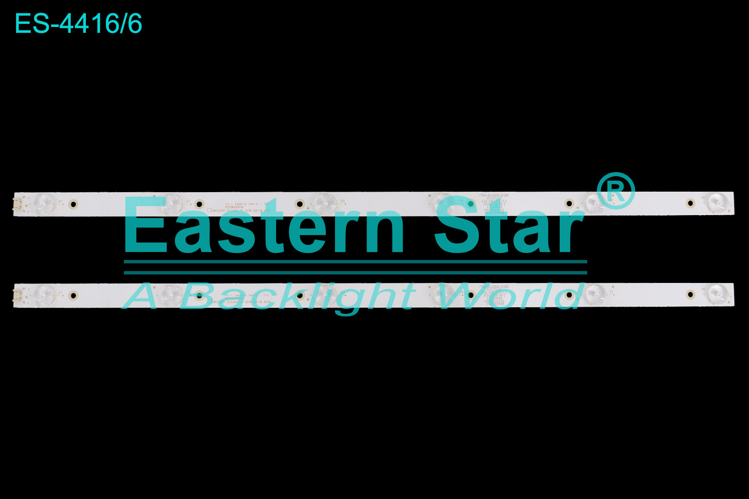 ES-4416 LED TV Backlight use for 32" Skyworth 32E3  SW32D06-ZC22AG-01 2016-08-19 6S1P 303SW320034 LED BACKLIGHT KITS(2)