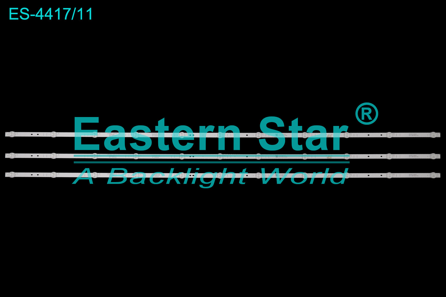 ES-4417 LED TV Backlight use for 55" Skyworth/Panasonic 55A5 PRO 55G32 SW55D11-ZC62AG-02 11S1P 303SW550060 55D11-ZC62AG-04D NO12404-000123-001 5800-W55G22-0P00 05+1A350A-02A LED BACKLIGHT KITS(3)