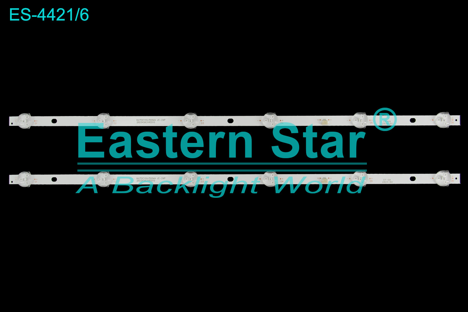 ES-4421 LED TV Backlight use for 26"  JL.D26061235-392AS-M-V01 MS-L3783 V1 LED BACKLIGHT KITS(2)