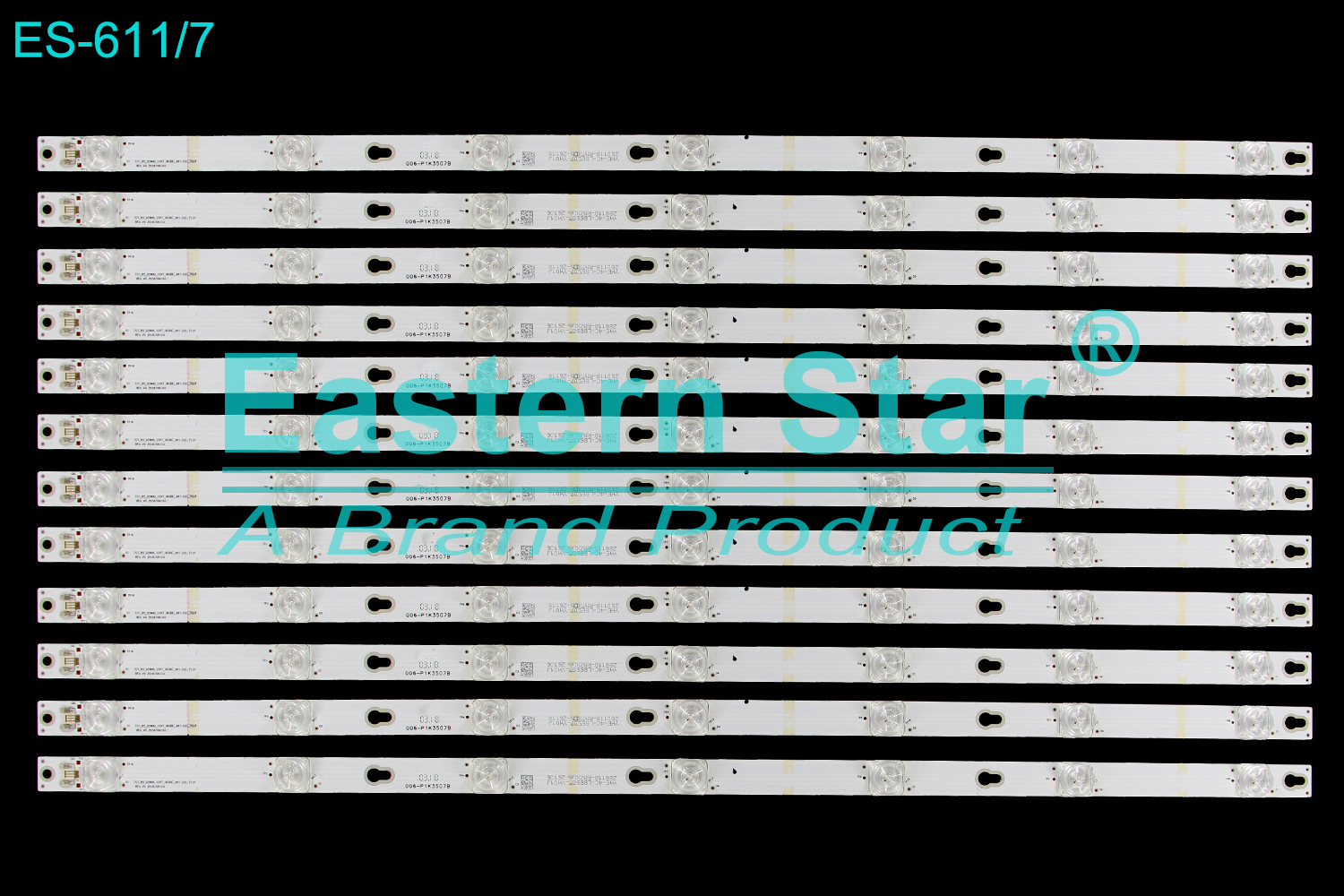 ES-611 LED TV Backlight use for Tcl /Rowa 65''  65AU7500 TOT65D290012X73030Cd6f2d17S1P LED STRIPS(12)