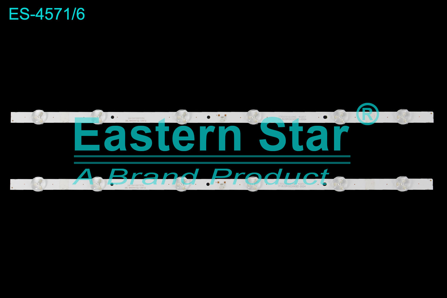 ES-4571 LED TV Backlight use for 24" Awox/Philco U2400STR 3BL-M4544102-13W12， YF-A75M002JJHD-0004, YF-B05M002KK8D-0004， 261501001530 LED BACKLIGHT KITS(2)