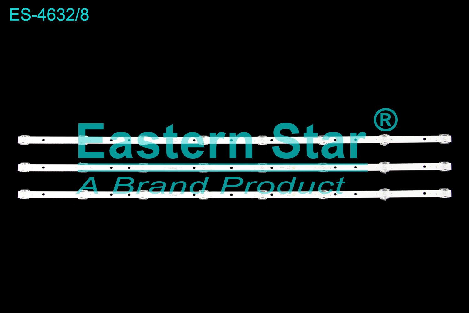 ES-4632 LED TV Backlight use for 43" Telefunken TLED-4300 KJ43D08-ZC46AG-01 8S1P 303KJ430044 LED BACKLIGHT KITS(3)