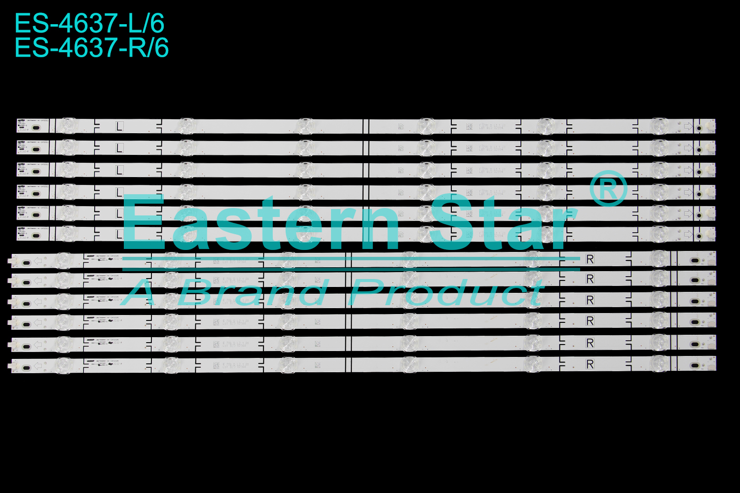 ES-4637 LED TV Backlight use for 70" Vizio V705X-J03 LBM700M0601-AU-1(HF)(0)(L)|LBM700M0601-AV-1(HF)(O)(R) LED BACKLIGHT KITS(6)