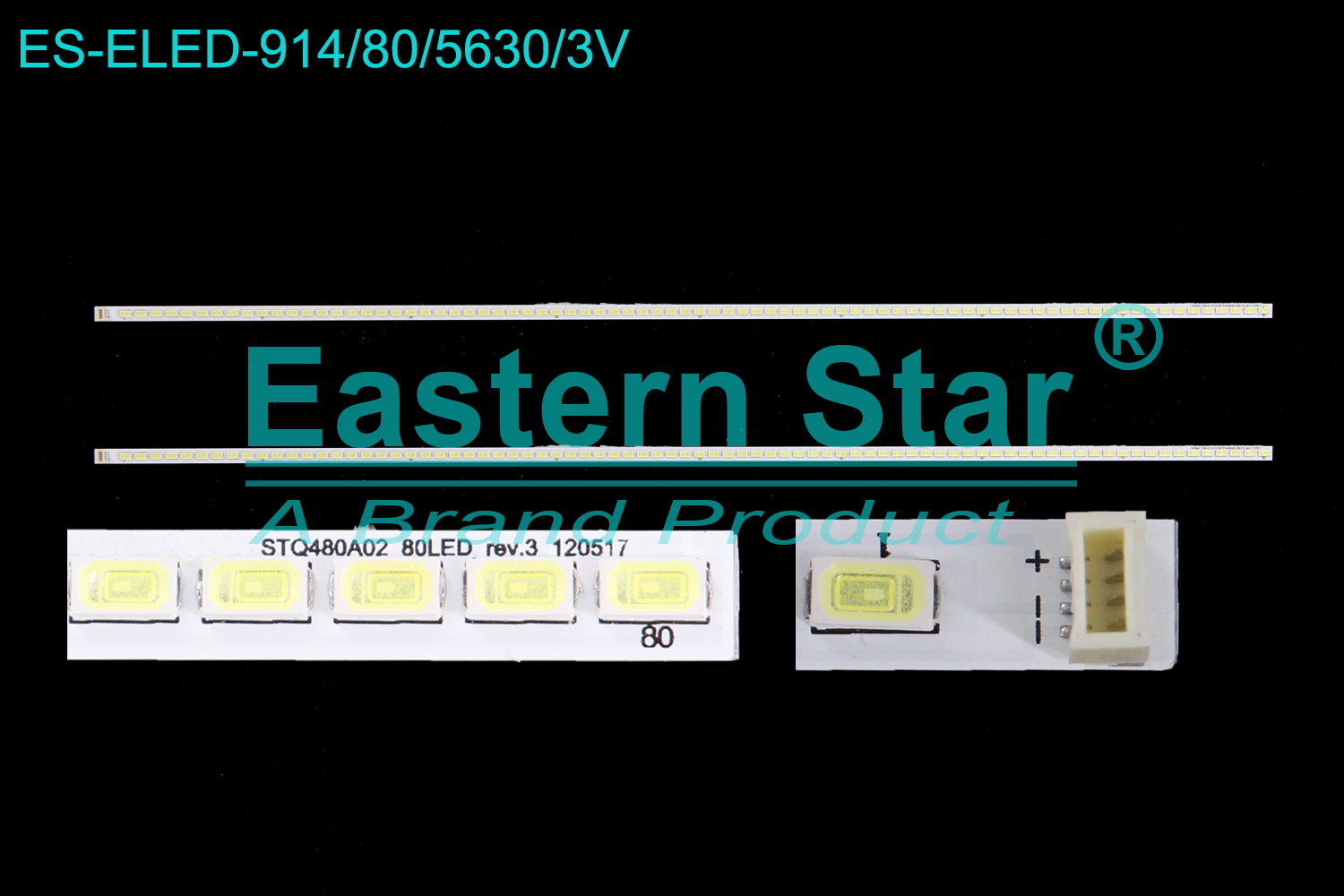 ES-ELED-914 ELED/EDGE TV backlight use for 48'' Sanyo 48CE680LED STQ480A02-80LED-REV.3 LED BACKLIGHT KITS(2)