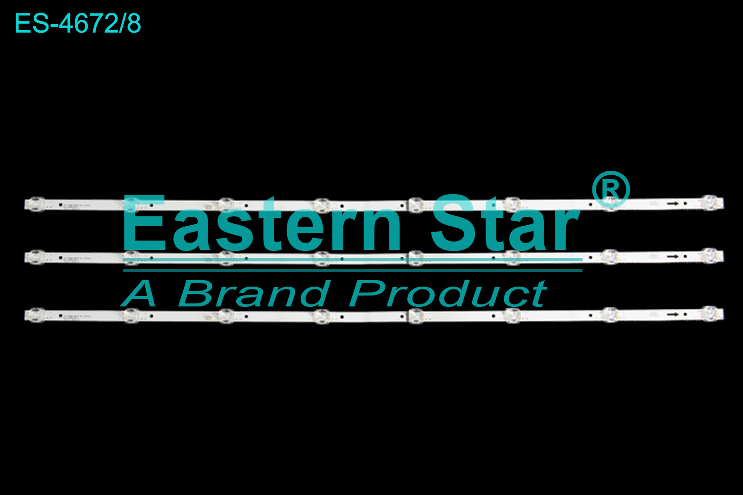 ES-4672 LED TV Backlight use for 43" JS-JP43B71081ER.202(20326) R72-43D04-023 790121T.60034.3P LED BACKLIGHT KITS(3)