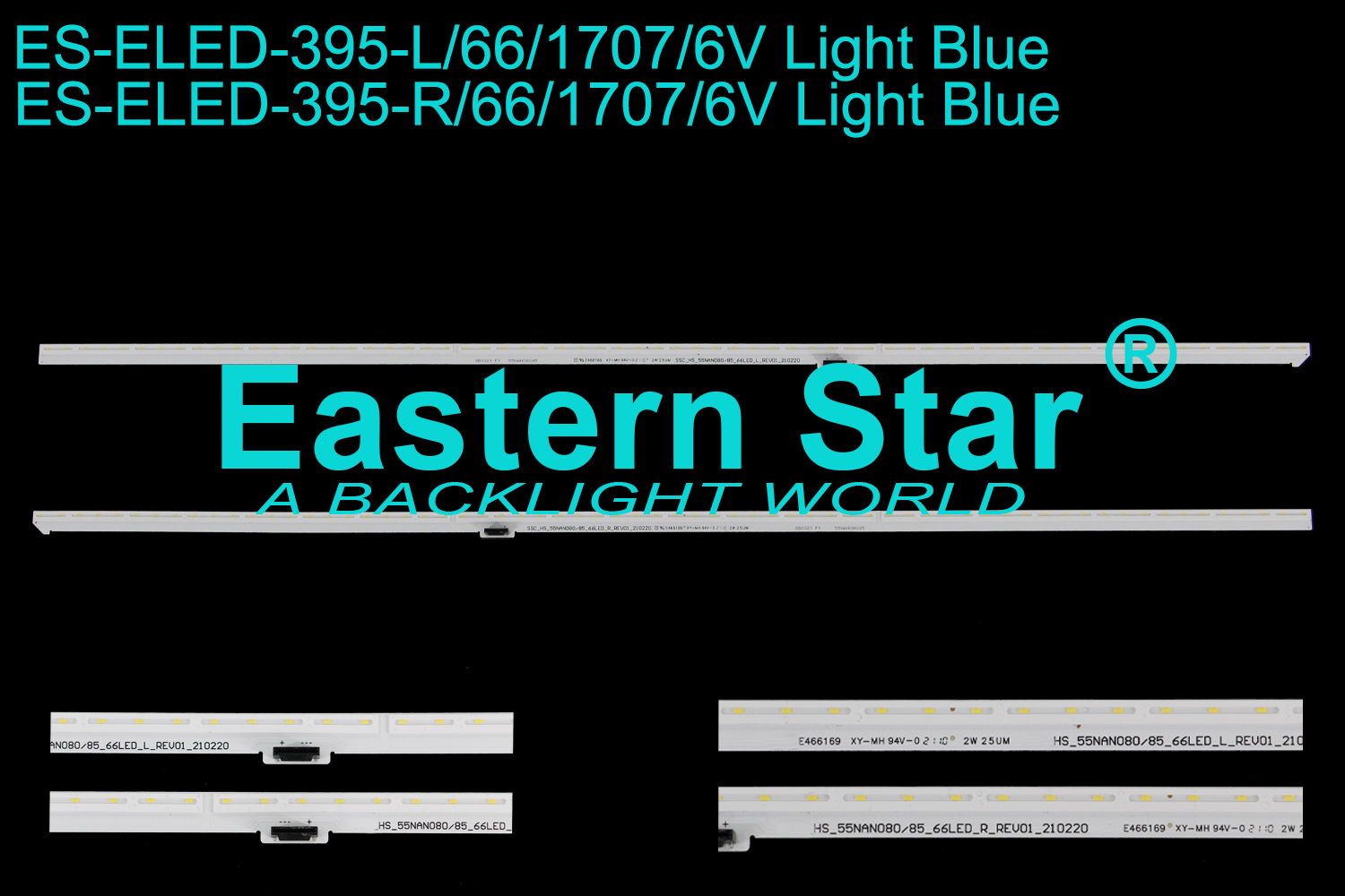 ES-ELED-395 ELED/EDGE TV backlight use for 55'' Lg HS_55NANO80/85_66LED_L/R_REV01_210210 LED STRIPS(2)
