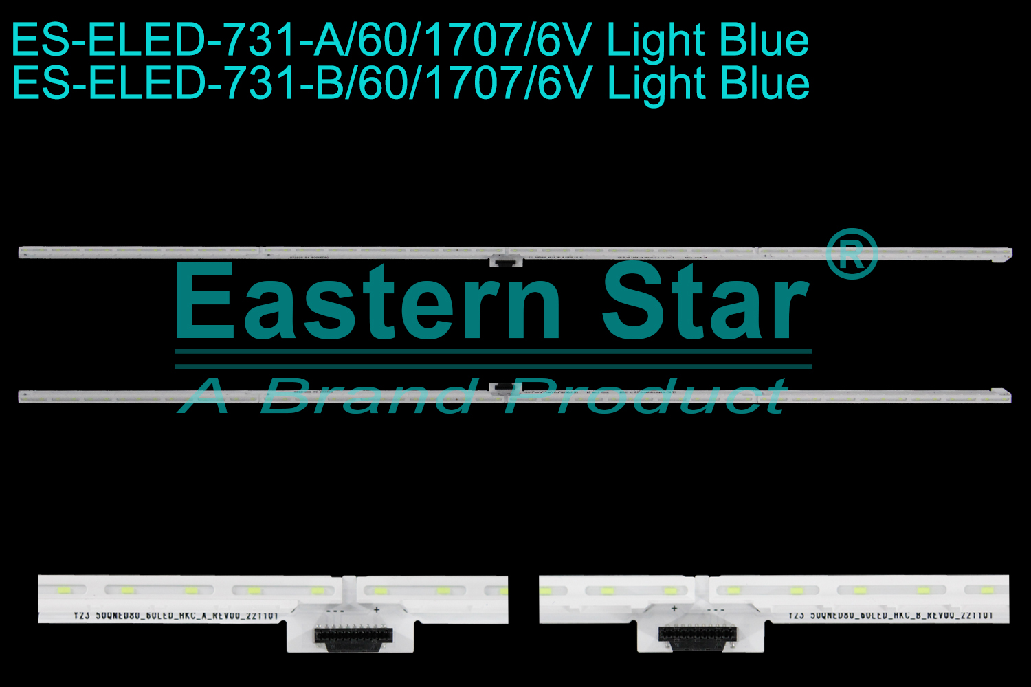 ES-ELED-731 ELED/EDGE TV backlight use for 50'' Lg A:10058 R802 25UM 2W Y23 50QNED80_60LED_HKC_A_REV00_221101 DCB228 64 50QNED80  B:10059 R802 25UM 2W Y23 50QNED80_60LED_HKC_B_REV00_221101 DT2828 54 50QNED80 LED STRIPS(/)