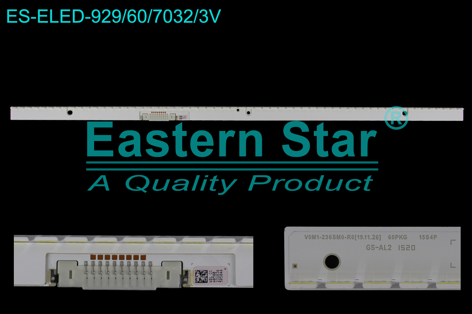 ES-ELED-929 ELED/EDGE TV backlight use for 24'' Samsung  WBL CC A0500 23UB36 50504A,V0M1-236SM0-R0[19.11.26] 60PKG 15S4P GS-AL2 1520 LED BACKLIGHT KITS(1)