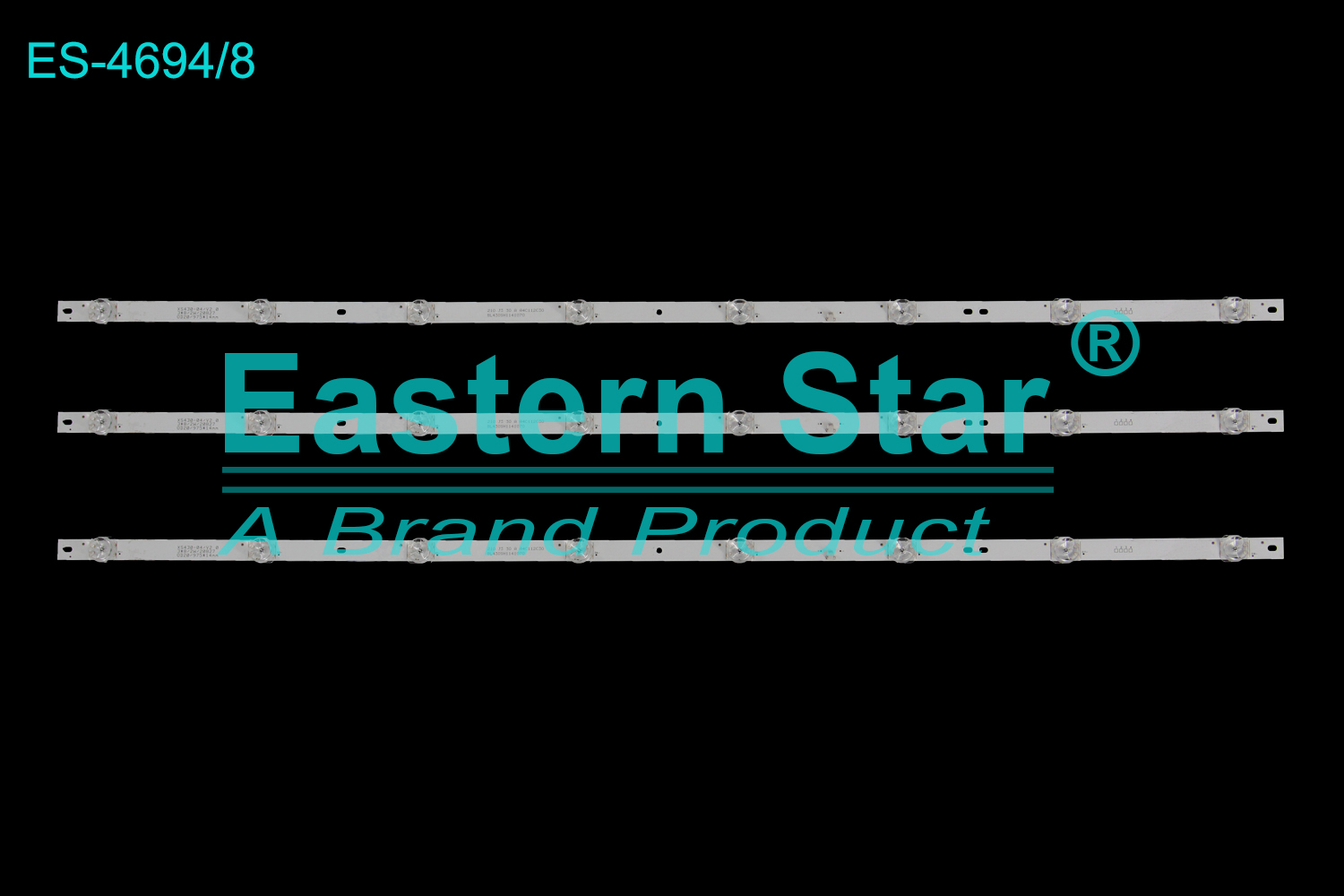 ES-4694 LED TV Backlight use for 43" XS430-04/V2.0, 3*8/2W/20827 OD20/975*14MM, BL430SH1141070  LED BACKLIGHT KITS(3)