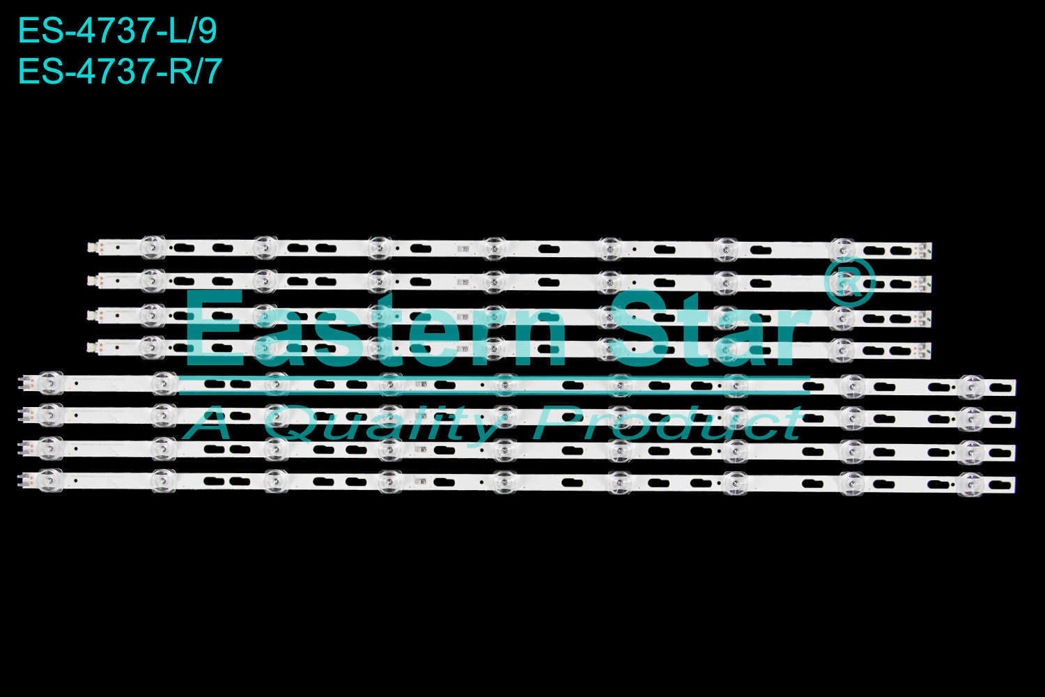 ES-4737 LED TV Backlight use for 70" Samsung GU70DU7179UXZG V4D7-700SMA-R0[23.11.14] V4D7-700SMB-R0[23.11.14] BN96-58293A BN96-58292A JL.D700G1330-408AL-M-V09 6.5 LED BACKLIGHT KITS(8)