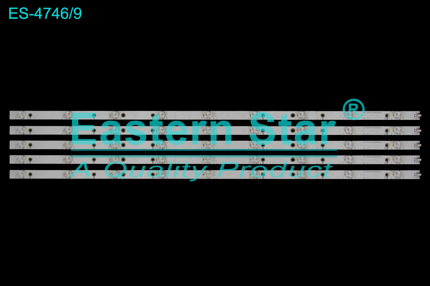 ES-4746 LED TV Backlight use for 42" Philips/Skyworth/Tpv T4250MD,LE42D3150/80  LB-F3528-GJ420X509-B, LB-F3528-GJ420X509(C)-B/H,42X 4915-J2T36V4B-0-40467 LED BACKLIGHT KITS(5)