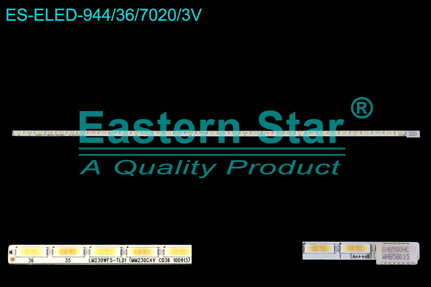 ES-ELED-944 ELED/EDGE TV backlight use for 24'' LM230WF5-TL01 (MM230CAV C036 100913) LED BACKLIGHT KITS(1)