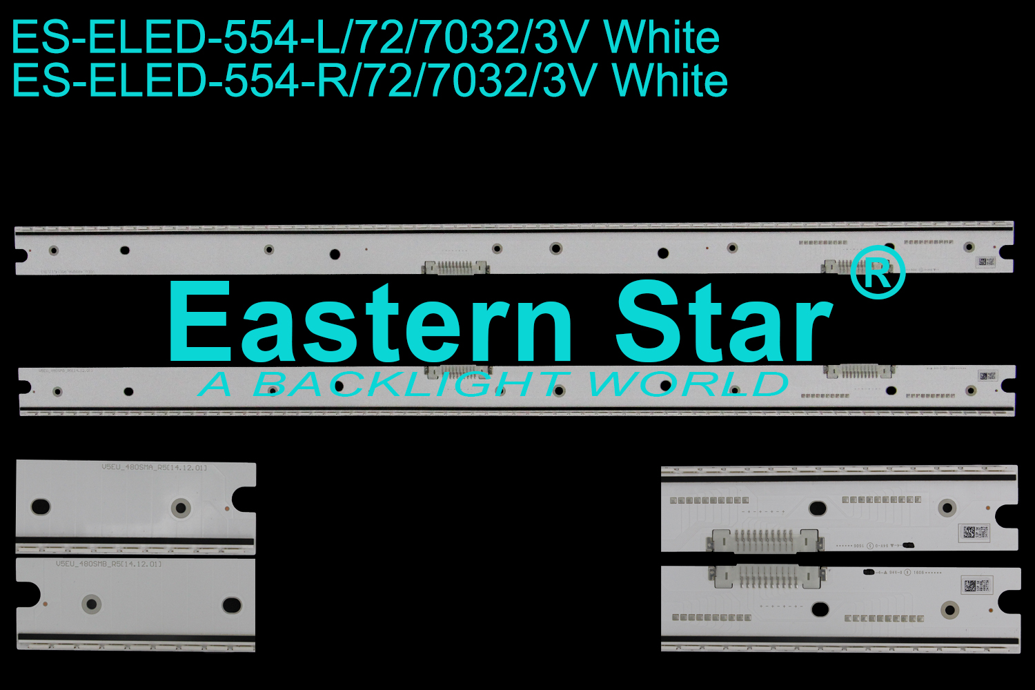ES-ELED-554 ELED/EDGE TV backlight use for 48'' Samsung  UN48JS8500FXZA V5EU_480SMB_R5[14.12.01] BN96-34773A S_5N9_48_SFL_R72_V1.1_141126 V5EU_480SMB_R5[14.12.01] BN96-34773A S_5N9_48_SFL_R72_V1.1_141126 LED BACKLIGHT KITS(2)