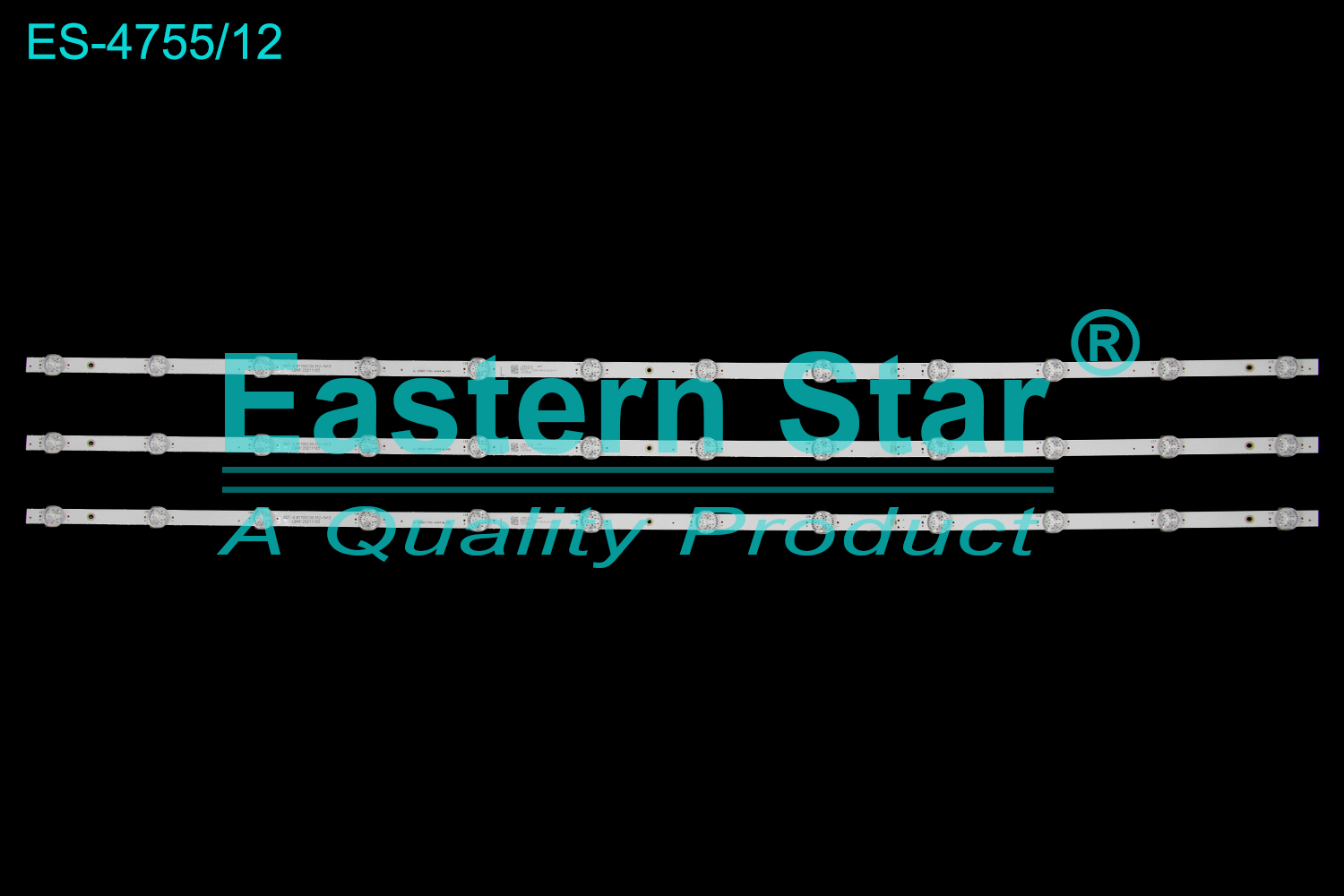 ES-4755 LED TV Backlight use for 58" Skyworth 58P31 JL.D580C1330-140AS-M_V02， 035-580-3030-1, ODT-58T700(OD35)-3*12, LBAR-20211105 LED BACKLIGHT KITS(3)