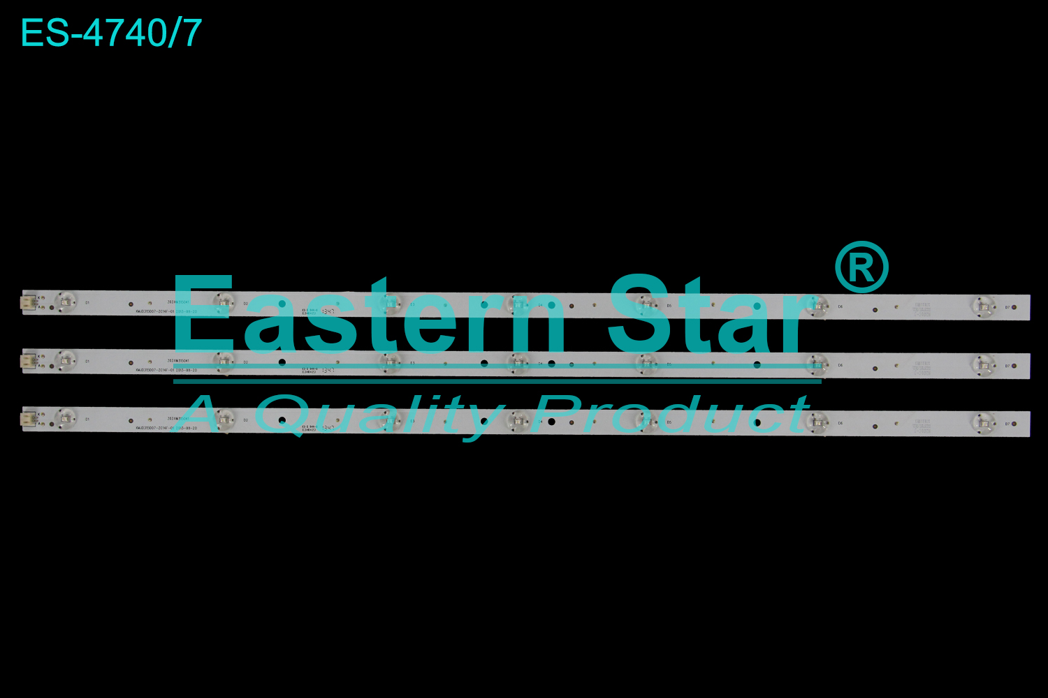 ES-4740 LED TV Backlight use for 32" Panda LE32D32H LE32D19H 303XM315041 XMJD315D07-ZC14F-01 LED BACKLIGHT KITS(3)