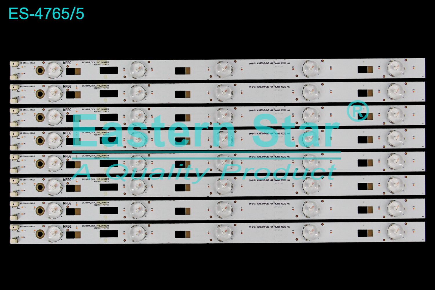ES-4765 LED TV Backlight use for 39" Tcl  D39E161,L39F1600E GIC39LB17_3030_V0.5_20140218,40-D3985A-LBB2LG,ZM-G-03 4C-LB3905-ZM3 4BL 02675 T0079 AS LED BACKLIGHT KITS(8)