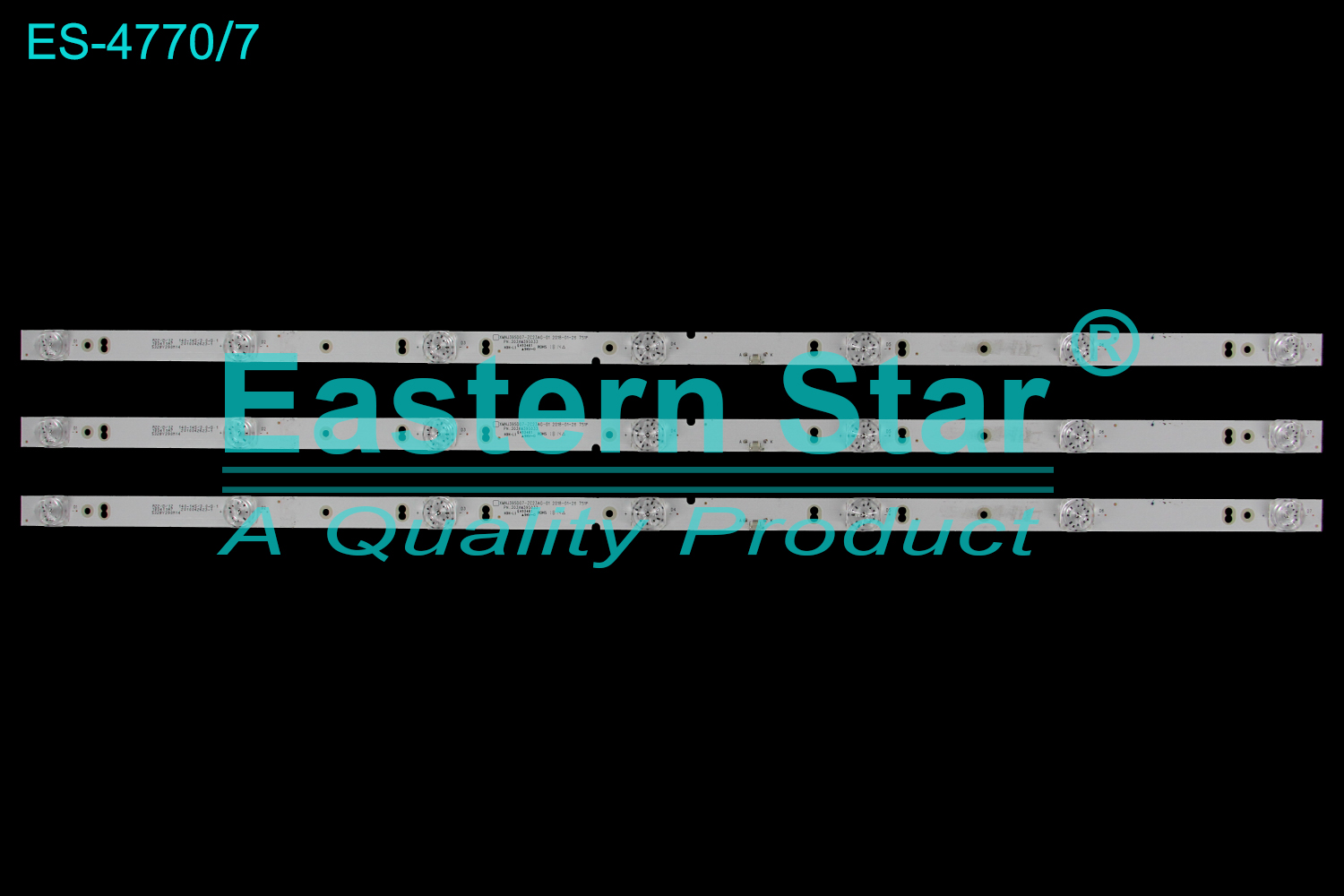 ES-4770 LED TV Backlight use for 39"  Panda/Haier LE39P02 39D6S 39F6S XMNJ395D07-ZC23AG-01 2018-01-26 7S1P PN: 303XM395033 OY39D07-ZC23AG 532WV390M14 LED BACKLIGHT KITS(3)