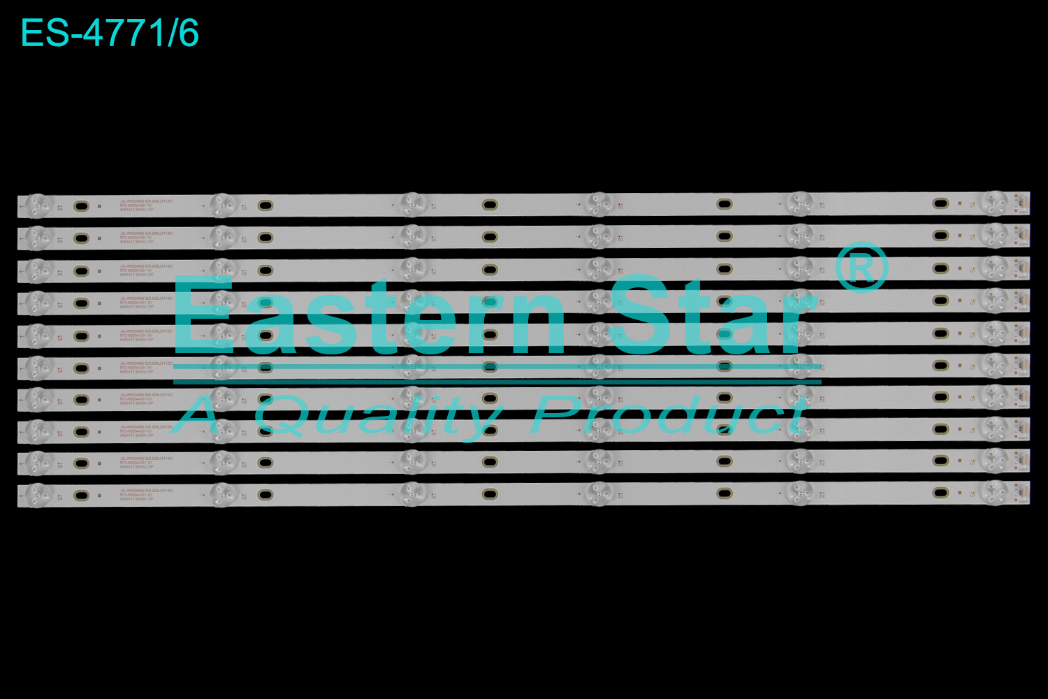 ES-4771 LED TV Backlight use for 60" Superlg  JS-JP60DM061ER.909L(91128) R72-60D04-001-10 608141T.60034.10P LED BACKLIGHT KITS(10)
