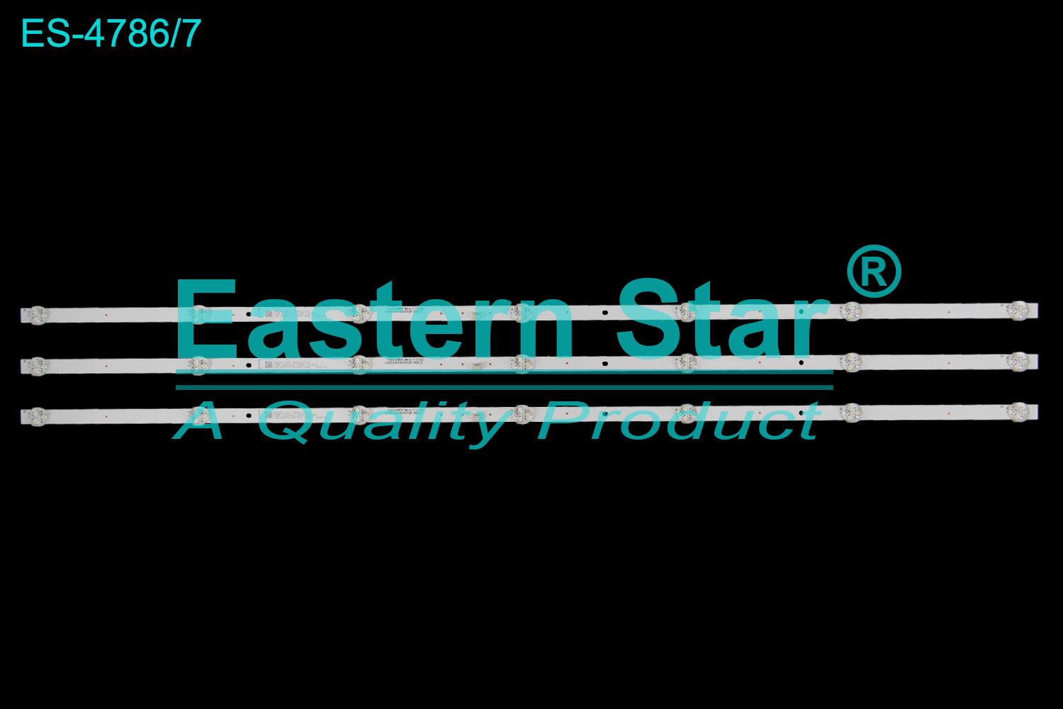 ES-4786 LED TV Backlight use for 43" Xiaomi  L43M7-AA  L43M7-EA  LB-L43M7-EA-HKC-XRD 249716 ZS43EA3030030712P-REV1.0 JL.D43071330-002HS-M-V01 LB-L43M7-EA-HKC-JF LED BACKLIGHT KITS(3)