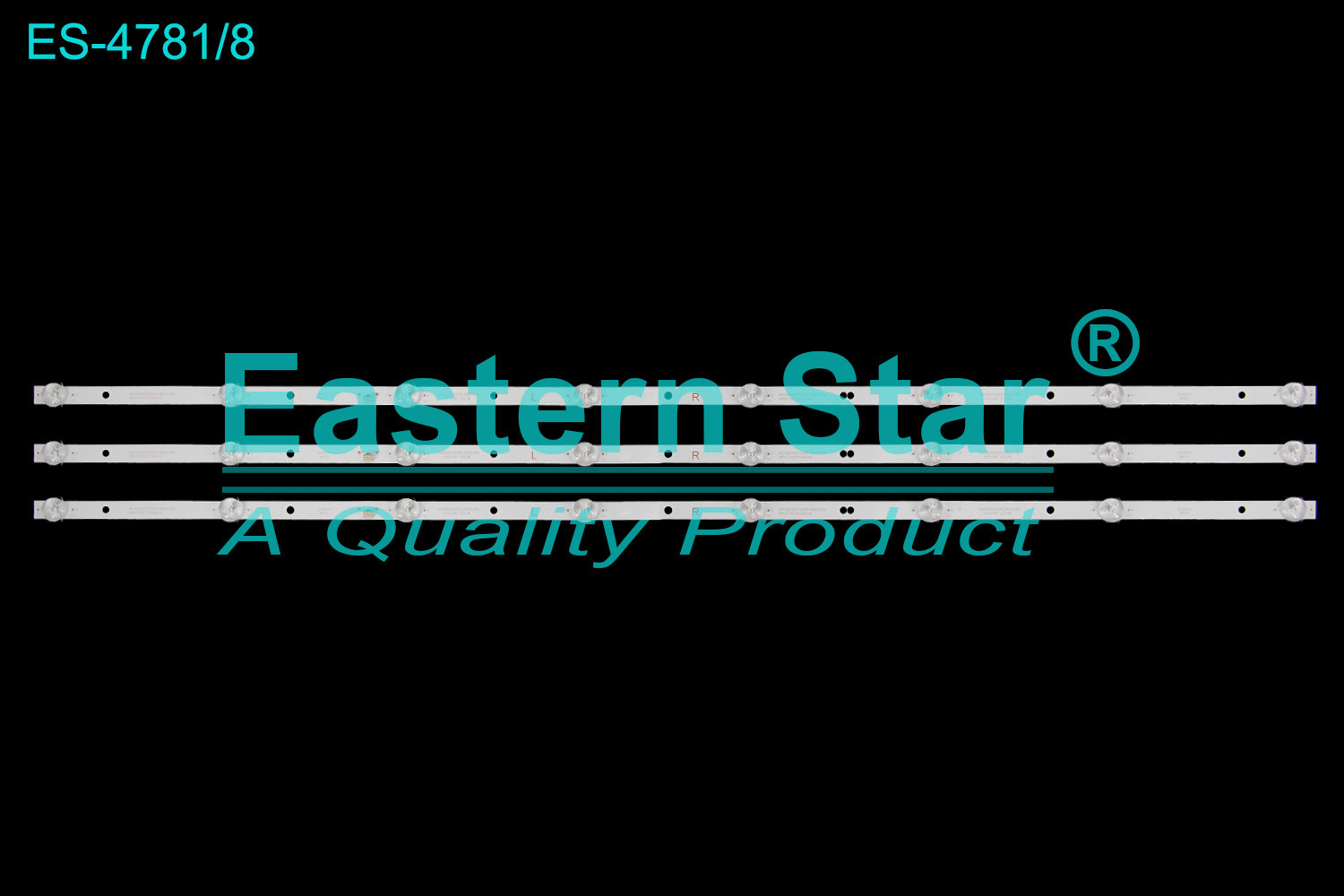 ES-4781 LED TV Backlight use for 43" RM-WPLED  HS-43D3003V2W8C1B81012M,HS-43D3003V2W8C1B81012M-XD-0  LED BACKLIGHT KITS(3)