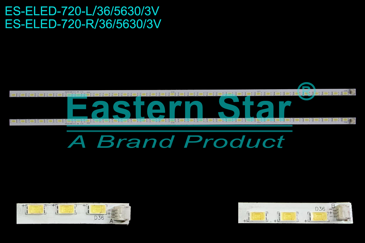 ES-ELED-720 ELED/EDGE TV backlight use for 32'' Panda L:94V-0 KT KW 017-315-0001-2 A type 0DT/A/12/10/09 DVB-63209 T+C R:94V-0 KT KW 017-315-0001-2 B type 0DT/A/12/10/09 DVB-63209 T+C  LED STRIPS(2)