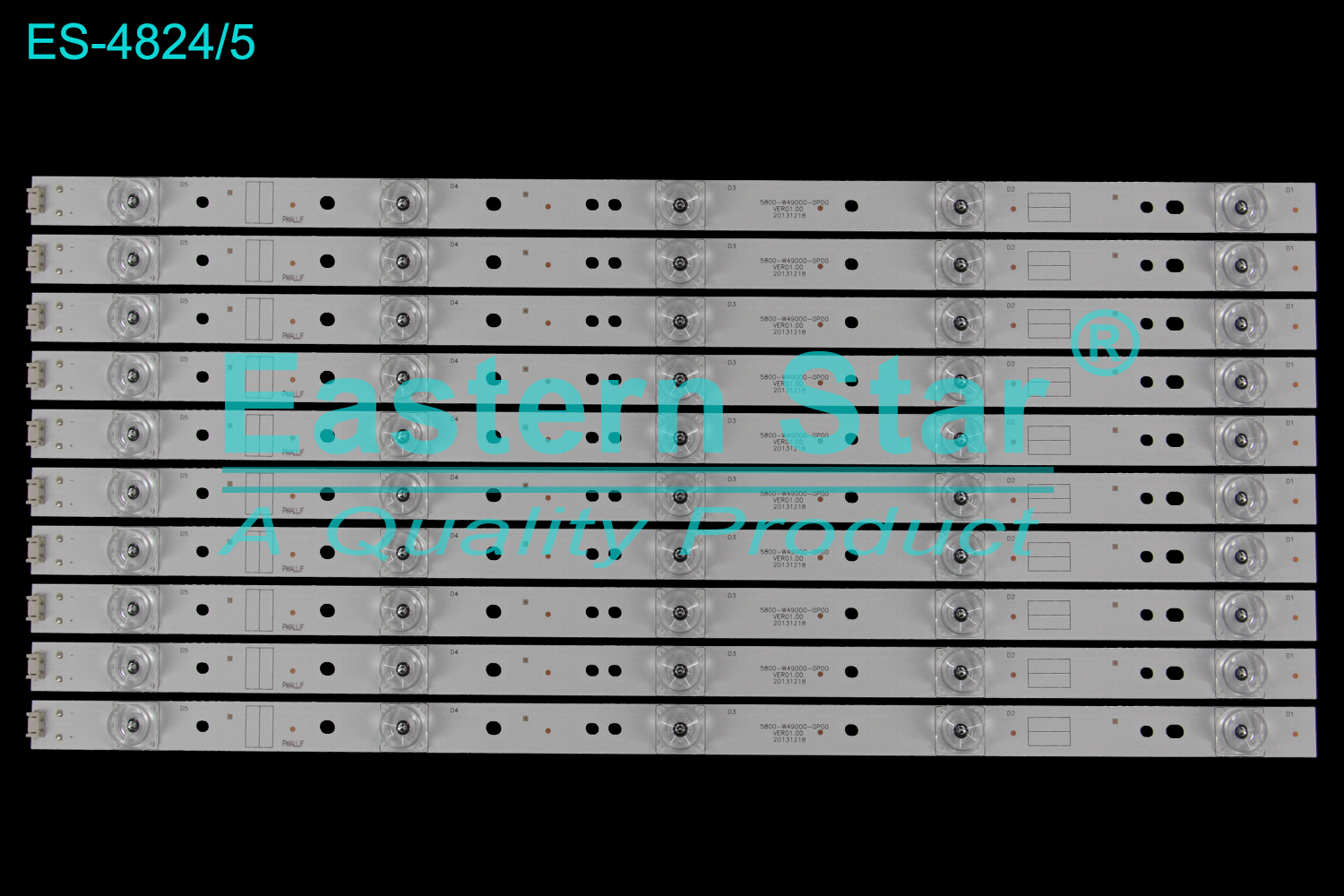 ES-4824 LED TV Backlight use for 49"  Skyworth 49M6/49E361S/49E600E/49E366W/49E360E 5800-W49000-0P00 VER01.00 20131218 LED BACKLIGHT KITS(10)