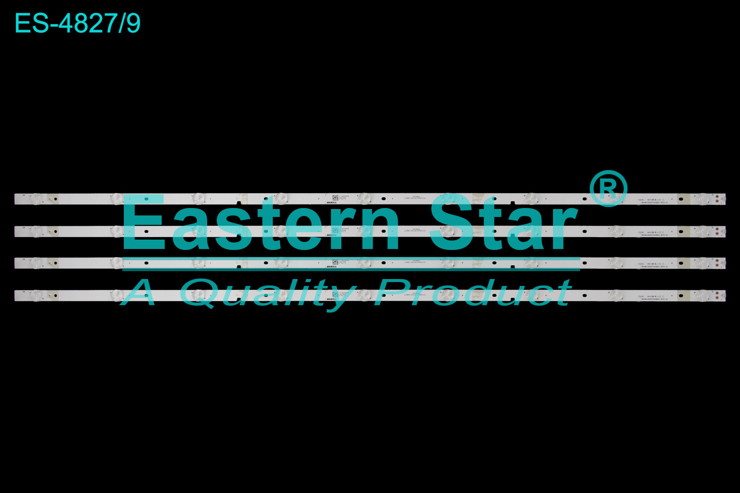 ES-4827 LED TV Backlight use for 49" Hisense LED49N2600/LED49EC320A/LED 49K3100A BK49K33030T0409812-REV1.1B，JL.D49091330-003BS-M，49_HD490DF_B21_4X9_3030C_V4_2023_02  LED BACKLIGHT KITS(4)