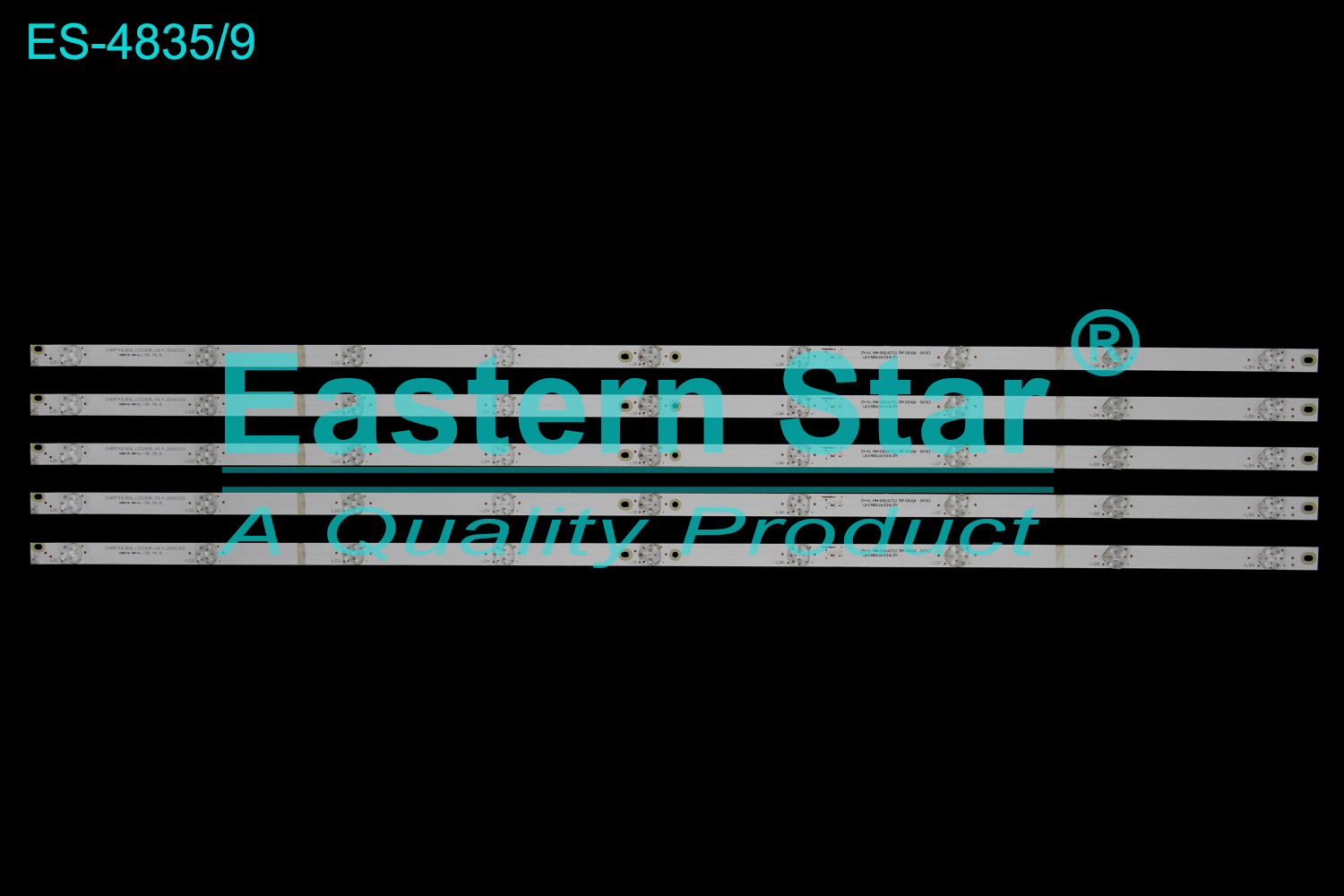 ES-4835 LED TV Backlight use for 39" Changhong 39D2000/D3700I 39M1 ZM-HL V94 850165712 79F GR5Q6 04763 LB-C490U16-E3-B-ZM CHDMT 49LB06_LED2835_V0.4_20161010  LED BACKLIGHT KITS(5)
