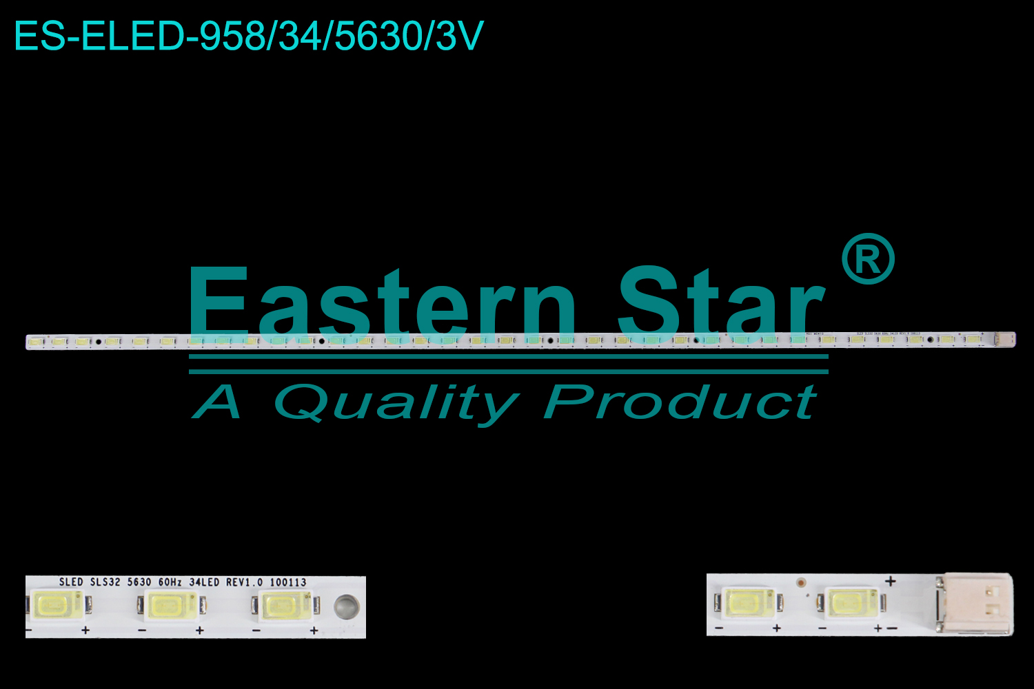 ES-ELED-958 ELED/EDGE TV backlight use for 32'' Sony KDL-32EX600 MS1 M0410 SLED SLS32 5630 60Hz 34LED REV1.0 100113  LED BACKLIGHT KITS(1)