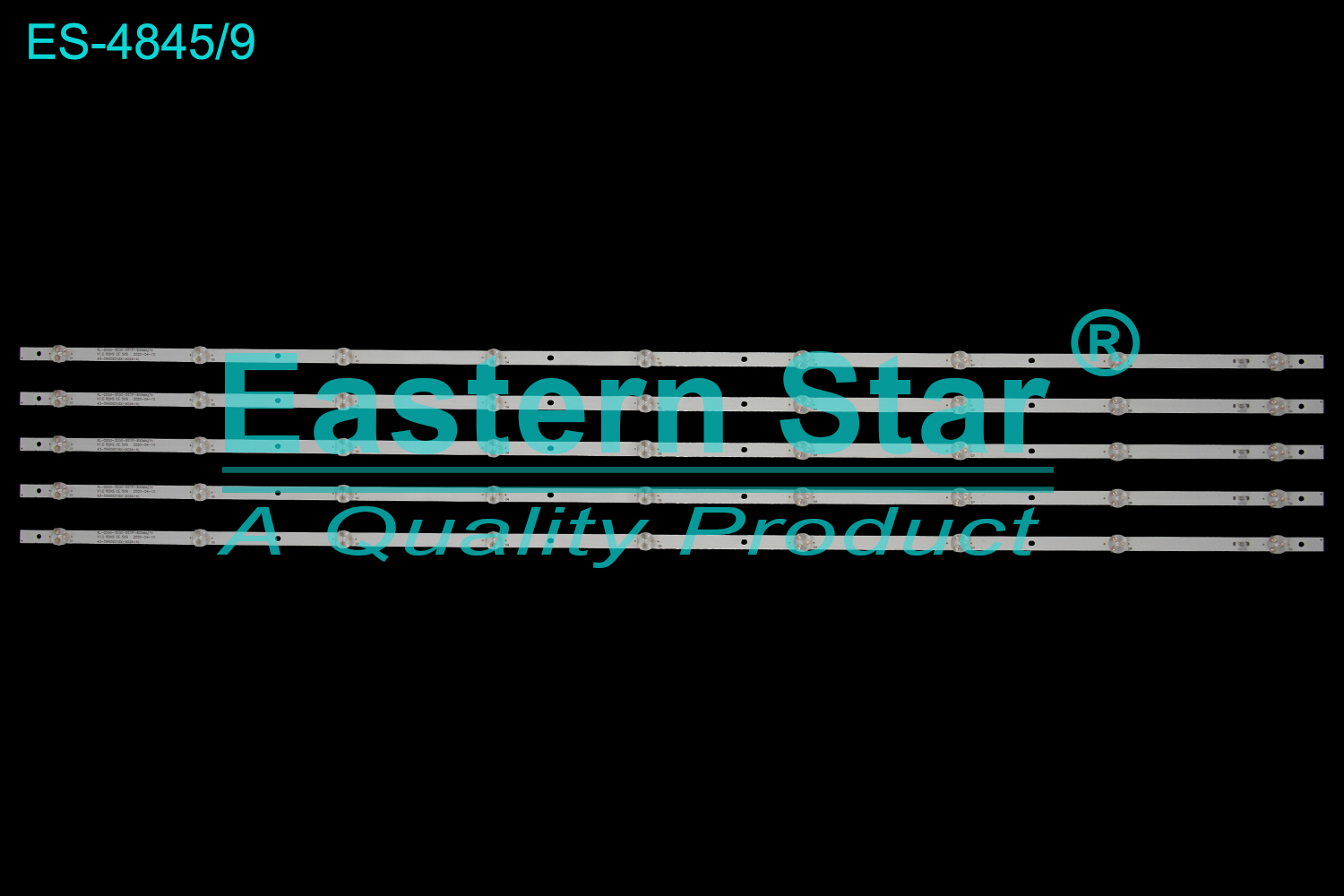 ES-4845 LED TV Backlight use for 55" Condor LTD55UCF6600  XL-D550-3030-9S1P-600MA27V V1.0 R0HS CE 5X9 43-D550X016X-X02A-XL LED BACKLIGHT KITS(5)