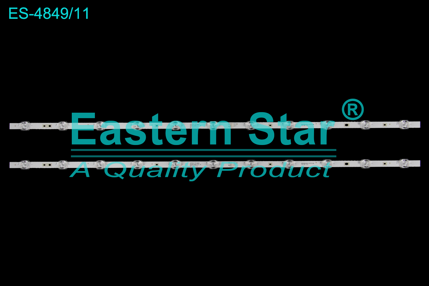 ES-4849 LED TV Backlight use for 40" Tcl 40A343, L40S65A, 40A341 40F6N11*(10MM)40HR330M11A0 V0 6B11CY77110 40D2006V2W11C1B77012M  LED BACKLIGHT KITS(2)