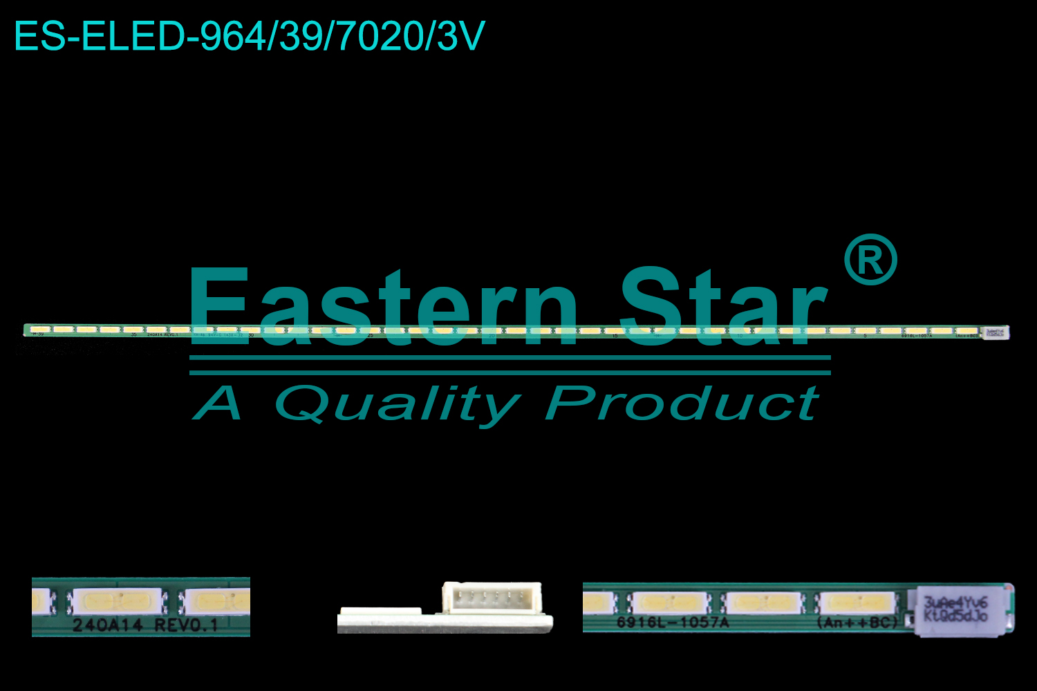 ES-ELED-964 ELED/EDGE TV backlight use for 24'' Lg/Dell  U2412MB  U2412MC 6916L-1057A 240A14 1430-32 LED BACKLIGHT KITS(1)