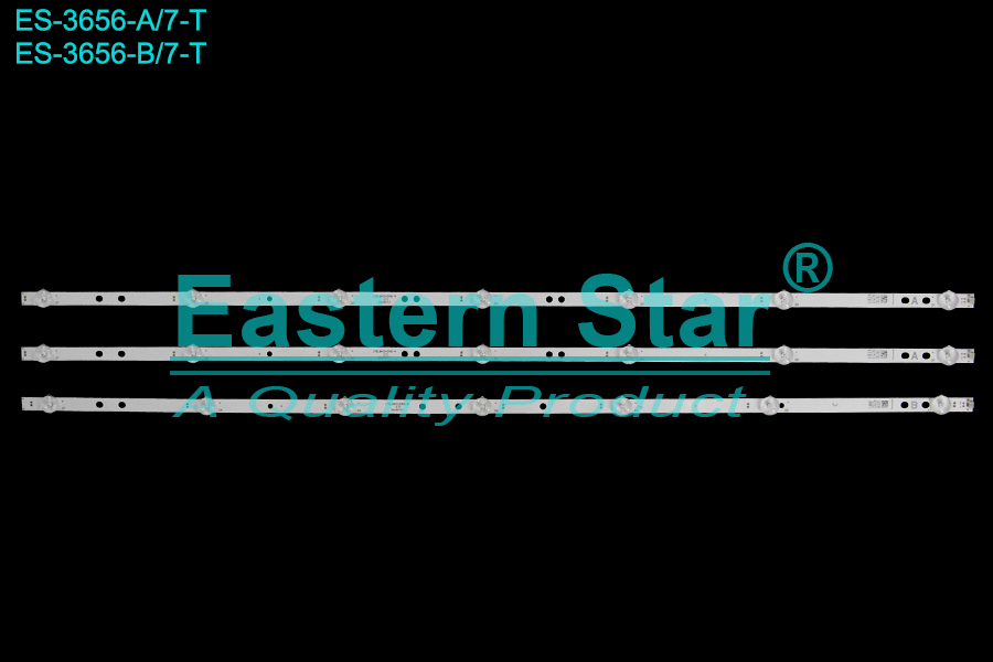 ES-3656-T LED TV Backlight use for 43" Vestel  17DLB43VER8-A 17DLB43VER8-B  LED STRIP(3)