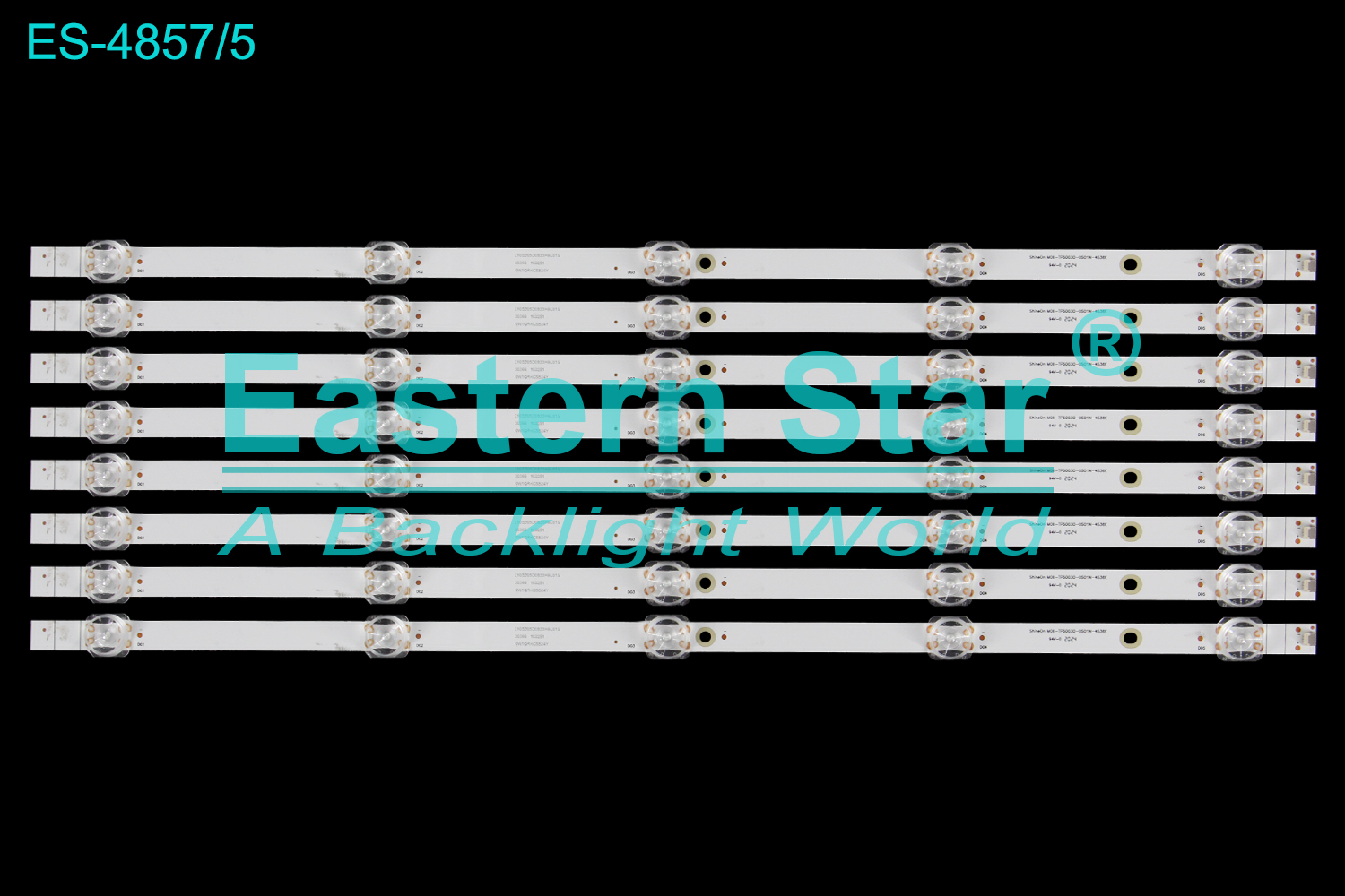 ES-4857 LED TV Backlight use for 50" Huawei/Honor LOK-330  M08-TP50030-0501N-4536E  LED BACKLIGHT KITS(8)