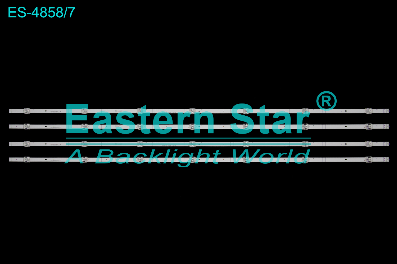 ES-4858 LED TV Backlight use for 55" Hisense 55V1F-R  BK55Y1U813030T040707A-REV1.0 HD550Y1U81-T0+2020071001+BK55Y1U81  LED BACKLIGHT KITS(4)