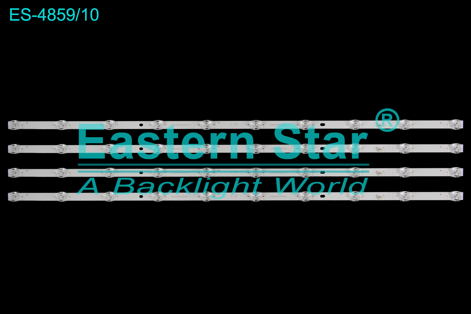 ES-4859 LED TV Backlight use for 43" Xiaomi L43M7-ES ZS43ES3030T0410QCQ-REV1.4 JL.D430A1330-002BS-M_V02 LED BACKLIGHT KITS(4)