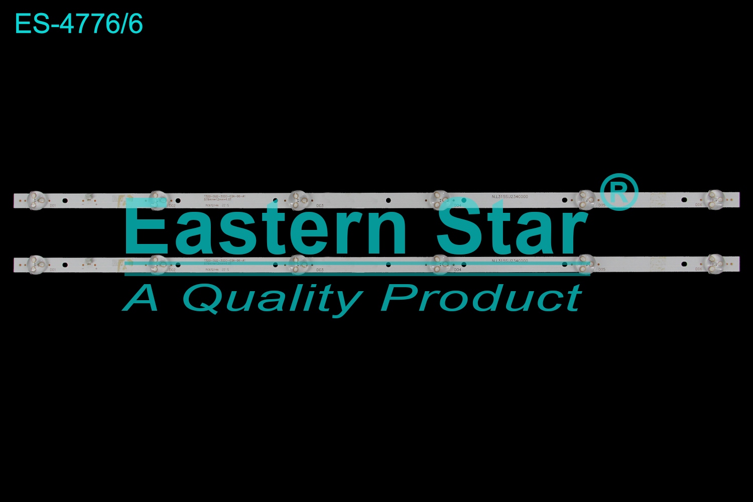 ES-4776 LED TV Backlight use for 32" TS320-SU2-3030-03A-06-A1 N.L315SU2340000 PC67214A  LED BACKLIGHT KITS(2)