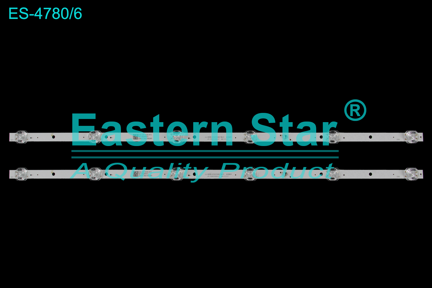 ES-4780 LED TV Backlight use for 32" 035-320-3030-41C M210KdW47J 220917JA2-043241 JJ-0680-D32030601FM-S 220826  LED BACKLIGHT KITS(2)