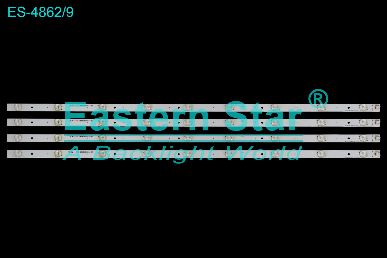 ES-4862 LED TV Backlight use for 40" Haier LE40AL88  ECHOM-40HC-4640HC003-A1 EA403535040948F-REV1.0 GS  LED BACKLIGHT KITS(4)