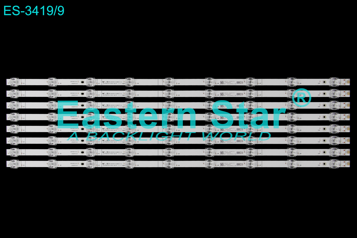 ES-3419 LED TV Backlight use for 70" Hisense HD700Y1U41 JL.D70091330-003CS-M_V01 LED STRIP(8)